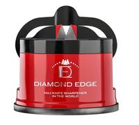 Diamond Edge No.1 - Afilador de cuchillos manual, seguro, compacto y fácil de usar para cualquier cuchillo, apto para cuchillas dentadas y al aire libre, calidad profesional