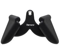 Diamond 【Empuñaduras Power Grip (31 - 80 cm) y soporte 】 Asas de tracción y remate, antideslizantes, para gimnasio/gimnasio en casa, agarre neutro/supino, espalda, hombros, bíceps (barra estrecha de