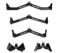 Diamond【Empuñaduras ProGrip (31-80 cm) y Barra de Agarres de Traciones y Remates, Antideslizante, Gimnasio/Home Gym, Agarre Neutro/Supino, Espalda, Hombros, Bíceps (Set POWERGRIP)