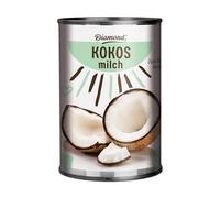 DIAMOND Leche de coco, con un contenido de grasa del 17%, para cocinar, hornear, postres y cócteles, vegana, sin gluten y sin lactosa - 1 x 400 ml (Paquete de 6)