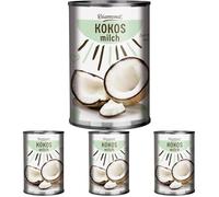 Diamond Leche De Coco, Contenido Grasa 17-19% 400 g (Paquete de 4)