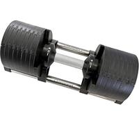 Diamond - Mancuernas seleccionables de 2 - 20/32/43 kg + Bastidor: Dumbbell ajustables con abrazadera rápida, pesas de gimnasio, casa & Pro, mango Ø35 mm, paso de 2 - 2,5 kg, soporte para ahorrar