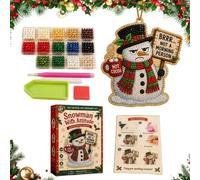 Diamond Mosaic Holiday Crafts Rhinestones Art Kits Adults Christmas Decors | Gems Painting Craft Kit Pearl Rhinestones Art Crafting Relaxing Activity Great Birthday Mother Day Gift Size 150g