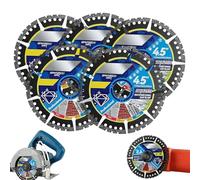 Diamond Multi-Purpose Saw Blades,4.5 Inch Extra Thin Compound Saw Blade,Versatile and Durable Diamondcutting Blade Suitable for Cutting Tiles, Marble, Concrete, Steel & Pvc Pipes (1*pcs)