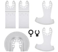 Diamond Multitool - Hojas de sierra multiherramienta oscilante (5 piezas, cuchillas multiherramienta oscilante, cuchillas universales de diamante para azulejos, hormigón, mampostería, incluye