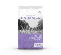 Diamond Naturals Alimento para gatos con fórmula para gatitos, 3 kg, alimento seco con alto contenido de proteínas para gatos con pollo y arroz, nutrición completa y equilibrada, ingredientes