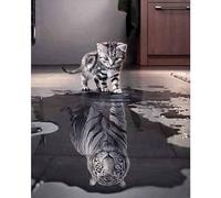 Diamond Painting 6030-50341 - Figura decorativa (50 x 40 cm), diseño de gatito