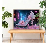 Diamond Painting Abstracto 60x45cm 2025 Pintura Diamante Tacón Alto Gran Diamond Painting Adultos,Cuadros de Diamantes Bordado Kit Regalos para Mujer,5D DIY Diamantes Art Regalos Originales I-K194