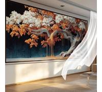 Diamond Painting Abstracto Diamond Art Dibujos con Diamantes 50x110 cm, Cuadro Pintura Diamante Kit Completo Punto de Cruz DIY Mosaico Cristal Pintura por Numeros, Decoracion Pared Regalos Árbol qL270