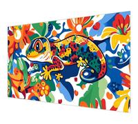 Diamond Painting Abstracto Diamond Painting Adultos Geco Pintura de Cuadrado Diamantes Completo 5D Bordado Punto de Cruz Kits, Manualidades Regalos para Principiantes, Hogar Decor 60x120cm L#-1012