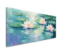 Diamond Painting Abstracto Diamond Painting Adultos Manualidades Punto de Cruz Diamante Arte de Cristal Kit, DIY Pintura de Diamante Niños Principiantes Kit, Decoración Hogar 100x200 cm Loto c-1337