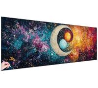 Diamond Painting Abstracto Diamond Painting Grande 120x40cm Punto de Cruz Pintura de Diamante Retro Manualidades Adultos Dibujos con Diamantes Cuadros Decoracion Salon Modernos Regalos para Mujer U-60