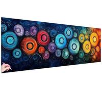 Diamond Painting Abstracto Diamond Painting Grande 120x40cm Punto de Cruz Pintura de Diamante Retro Manualidades Adultos Dibujos con Diamantes Cuadros Decoracion Salon Modernos Regalos para Mujer T-51