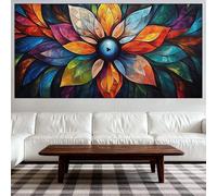 Diamond Painting Abstracto Diamond Painting Grande 70x140cm, 2026 New Bricolaje Mandala Pintura Diamante para Adultos, Diamantes Cristal Artes Bordado Punto de Cruz Pintar por Numeros,Regalo QO-63