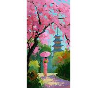 Diamond Painting Adultos 100 x 50CM, 5D DIY Diamond Painting Mujer, Dibujos con Diamantes Abstracto Kit Punto de Cruz Manualidades Adultos, Pintura Diamante para Wall art Decoracion Hogar DZSH2975