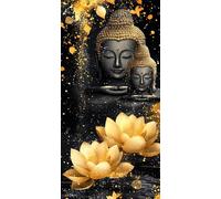 Diamond Painting Adultos 140x70CM, 5D DIY Diamond Painting zen, Dibujos con Diamantes Flor Kit Punto de Cruz Manualidades Adultos, Pintura Diamante para Wall art Decoracion Hogar Regalo Mujer DZSH3597