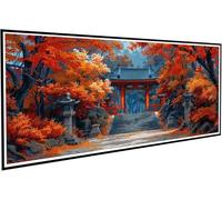 Diamond Painting Adultos, 5D Pintura Diamante Bosque Dibujos con Diamantes Pabellón Diamond Art Punto de Cruz Diamante Lienzo 60x120cm, Manualidades Adultos, con Accesorios, Decoracion Hogar J2-606