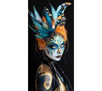 Diamond Painting Adultos 80 x 40CM, 5D DIY Diamond Painting Mujer, Dibujos con Diamantes Paisaje Kit Punto de Cruz Manualidades Adultos, Pintura Diamante para Wall art Decoracion Hogar Regalo DZSH4414