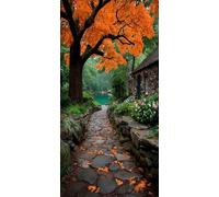 Diamond Painting Adultos 80x40 CM, 5D DIY Diamond Painting Árbol, Dibujos con Diamantes Paisaje Kit Punto de Cruz Manualidades Adultos, Pintura Diamante para Wall art Decoracion Hogar Regalo DZSH4474
