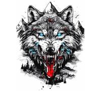 Diamond Painting Adultos Abstracto DIY 5D Diamond Painting Kit Completo, Animal Punto de Cruz Diamante Manualidades, Pintura de Diamante Pintura por Numeros para Decoración Hogar 50x70cm FG-760