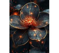 Diamond Painting Adultos Abstracto DIY 5D Diamond Painting Kit Completo, Flor Punto de Cruz Diamante Manualidades, Pintura de Diamante Pintura por Numeros para Decoración Regalo Mujer 80x100cm FG-189