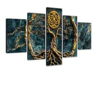 Diamond Painting Adultos Abstracto Pintar por Numeros Adultos Kit Completo de Pintura de Diamantes Manualidades Adultos, 5D Full Drill Diamond Art Beginners por Decoracion Hogar Árbol 60x100cm 0m-904