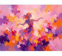 Diamond Painting Adultos Abstracto Pintura De Diamante 40x30cm O-D56YO | Cuadro Diamantes 5D DIY Round Completo Strass Punto De Cruz Kit para Beginners, Decoración Hogar, Regalo