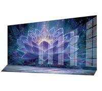 Diamond Painting Adultos Abstracto Pintura de Diamante Loto Punto de Cruz Kits, 5D Dibujos con Diamantes Kit Completo DIY Puzzle Cuadros Pintar por Numeros Adultos, Decoracion Pared 110 x 50 cm C-703