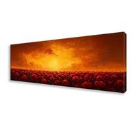 Diamond Painting Adultos Abstracto Pintura Diamante Kit Bordado Principiantes, Flor Diamond Painting Grande 30x90 cm, DIY Cristal Embroidery Punto de Cruz Art para Decoración Pared,Regalo Mujer W0-544