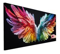 Diamond Painting Adultos Ala Kit Diamond Painting Grande 130x50cm Dibujos con Diamantes Moderno DIY 5D Pintar con Diamantes Puzzle Manualidades Adultos Kit Completo para Wall Decor Regalo Mujer K-89