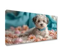 Diamond Painting Adultos Animal Diamond Painting Grande 60x120cm, 5D Pintura de Diamante Perro, DIY Redondo Cristal Bordado Punto de Cruz Canvas Wall Art para Home Decoration, Regalo Mujer Y0-623