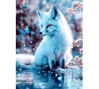 Diamond Painting Adultos Animal, Full Square Drill Pintura Diamante Flor Manualidades Ninos 10 Anos, DIY Diamond Painting Kit Completo, Puzzle Pintura para Decoracion de Pared Del Hogar 60x90cm FC-568