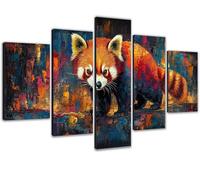 Diamond Painting Adultos Animal Kit Completo de Pintura de Diamantes Manualidades Adultos, Punto de Cruz Lienzo Con Diamantes Brillantes Arte Relajante, Decoración de Pared 75x150cm Mapache 0b-195