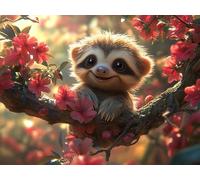 Diamond Painting Adultos Animal Pintura Diamante, Flor Diamond Painting Kit Completo Bricolaje Manualidades Adultos Pintura de Diamante para Decoración de Hogar, Regalos Mujeres 90x70cm, Model 959