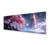 Diamond Painting Adultos Árbol Pintura Diamante Kit Bordado Principiantes, Paisaje Diamond Painting Grande 80x240 cm, DIY Cristal Embroidery Punto de Cruz Art para Decoración Pared,Regalo Mujer W0-842