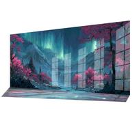 Diamond Painting Adultos Aurora Pintura de Diamante Montaña Punto de Cruz Kits, 5D Dibujos con Diamantes Kit Completo DIY Puzzle Cuadros Pintar por Numeros Adultos, Decoracion Pared 140 x 70 cm qL995