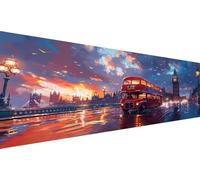 Diamond Painting Adultos Auto,Diamond Painting NiñOs Ciudad,Diamantes Para Manualidades Cuadros Diamantes 5d,Diy Piedra Redonda Cross Stitch Kit Para DecoracióN De Pared Hogar Regalo 100x200cm L1-338