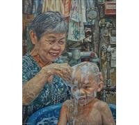 Diamond Painting Adultos BañO 5D Pintura Diamante Niños Diamond Painting Kit Completo Cuadro Puzzle DIY Punto Lienzo Cruz Cuadros Diamantes Art Hogar Decoracion Pared Femenino Regalo 30x40 cm E-J