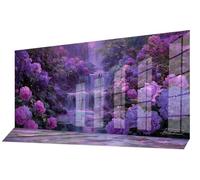 Diamond Painting Adultos Bosque Pintura de Diamante Misterioso Punto de Cruz Kits,5D Dibujos con Diamantes Kit Completo DIY Cuadros Pintar por Numeros Adultos,Decoracion Pared Hogar 110 x 50 cm qL859