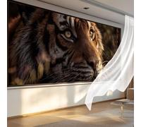 Diamond Painting Adultos Bosque Pintura de Diamante Tigre Punto de Cruz Kits,5D Dibujos con Diamantes Kit Completo DIY Puzzle Cuadros Pintar por Numeros Adultos,Decoracion Pared Hogar 40 x 20 cm qL333