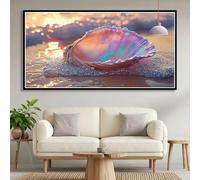 Diamond Painting Adultos Caparazón Diamond Painting Grande 100x200cm, 5D Paisaje Pintura Diamante Manualidades Adultos, DIY Cristal Puzzle Bordado Punto de Cruz para Decoracion Hogar Regalo B0-982