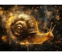 Diamond Painting Adultos Caracoles, Pintura Diamante Animal 40x30 cm T0-602