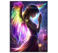 Diamond Painting Adultos Chica Diamond Painting Ala Pintar con Diamantes, 5D Round Full Drill Cristal Rhinestones Art Kit, Pintura de Diamantes, Arts and Crafts para Decoración Hogar 90x120cm Y8-730