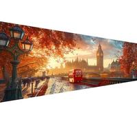 Diamond Painting Adultos Ciudad,Diamond Painting NiñOs Auto,Diamantes Para Manualidades Cuadros Diamantes 5d,Diy Piedra Redonda Cross Stitch Kit Para DecoracióN De Pared Hogar Regalo 30x60cm L1-718