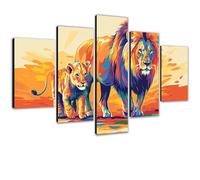 Diamond Painting Adultos Color Pintar por Numeros Adultos Kit Completo de Pintura de Diamantes Manualidades Adultos, 5D Full Drill Diamond Art Beginners por Decoracion Hogar León 100x200cm 0m-952