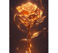 Diamond Painting Adultos Completo Kits Dorado, 5D Diamond Painting Niños Kit Rosa, Cristal Art Manualidades, Mosaico de Diamantes Hogar Paredes Decoración, Excelente Señora Niños Regalos 35x50cm w-375