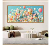 Diamond Painting Adultos Cuento De Hadas 50x100cm, 2026 DIY Diamond Painting Niños Villa Full Drill Cuadro Diamantes Manualidades Adultos, 5D Dibujos con Diamantes Punto de Cruz Kits Regalo O-641X