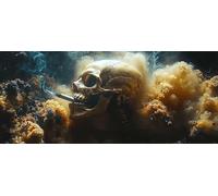 Diamond Painting Adultos, Diamond Painting CráNeo Dibujos con Diamantes Abstracto Pintura Diamante 5D DIY Punto de Cruz Diamante Manualidades Adultos para Decoracion Pared 50 x 100 cm -hjw2604T7