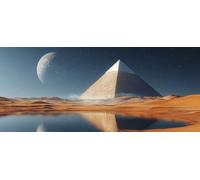 Diamond Painting Adultos, Diamond Painting Egipto Dibujos con Diamantes PiráMide Pintura Diamante 5D DIY Punto de Cruz Diamante Manualidades Adultos para Decoracion Pared, Regalo 30 x 60 cm -hjw2604D1