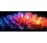 Diamond Painting Adultos, Diamond Painting Flor Dibujos con Diamantes Planta Pintura Diamante 5D DIY Punto de Cruz Diamante Manualidades Adultos para Decoracion Pared, Regalo 90x180 CM -hjw2604KT